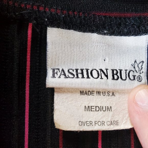 Fashion Bug Pink & Black Sleeveless Shirt - Picture 6 of 9